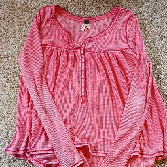 We The Free Tops - We The Free Pink Long Sleeve Top